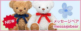 メッセージベア思い出の写真やメッセージを